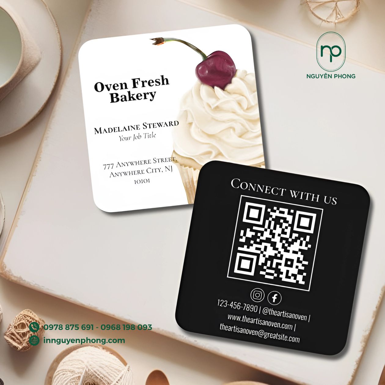 Mẫu thiết kế logo bánh kẹo 